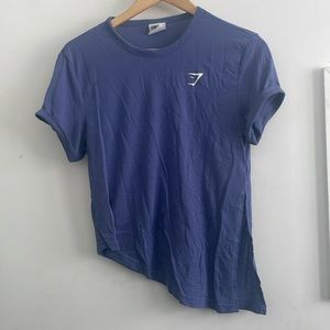 Gym shark asymmetrical top